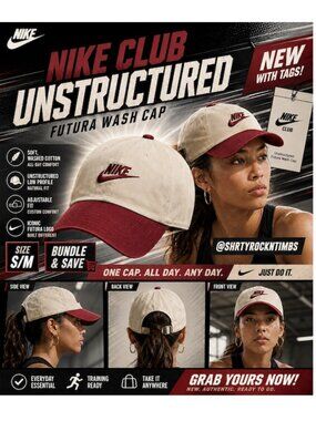 NIKE Club Futura Wash Cap [NWT]
